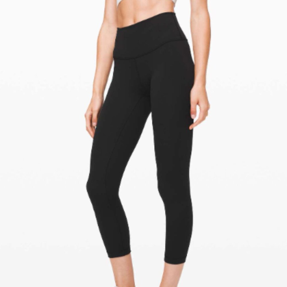 Lululemon Wunder Under High-Rise Crop 23" Leggings - NWOT - Black (Size 6)